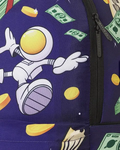 τσάντα πλάτης σχολική space junk - space money coins backpack - Space junk