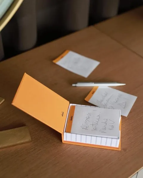 σημειωματάριο rhodia memo box no11 dotted 7.5x10.5cm 240 φύλλα - Rhodia