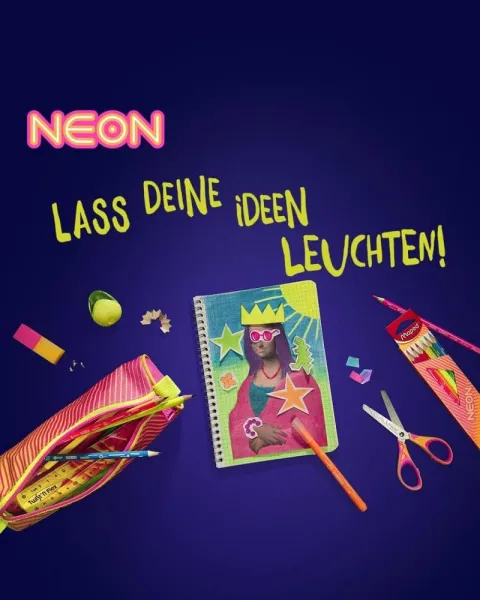 Ξυλομπογιές maped neon 12 χρώματα - Maped