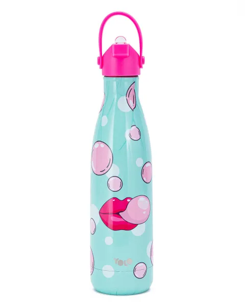 Μεταλλικό θερμός yolo bubble gum 500ml με στόμιο - Yolo