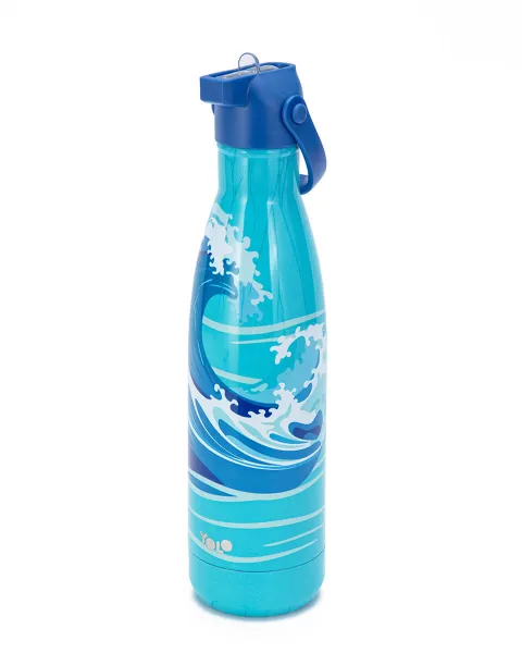 Μεταλλικό θερμός yolo wave 500ml με στόμιο - Yolo