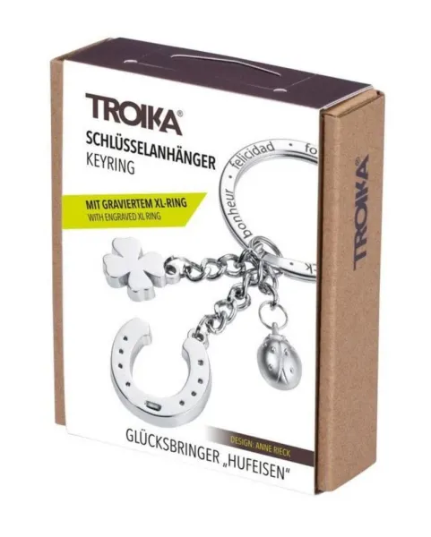 Mπρελόκ troika clover silver - Troika