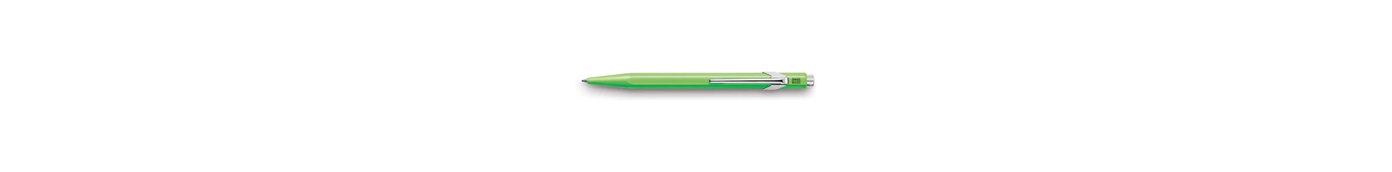 στυλό caran d'ache 849 fluo πράσινο medium σε μεταλλικό κουτί δώρου ballpen - Caran d'ache