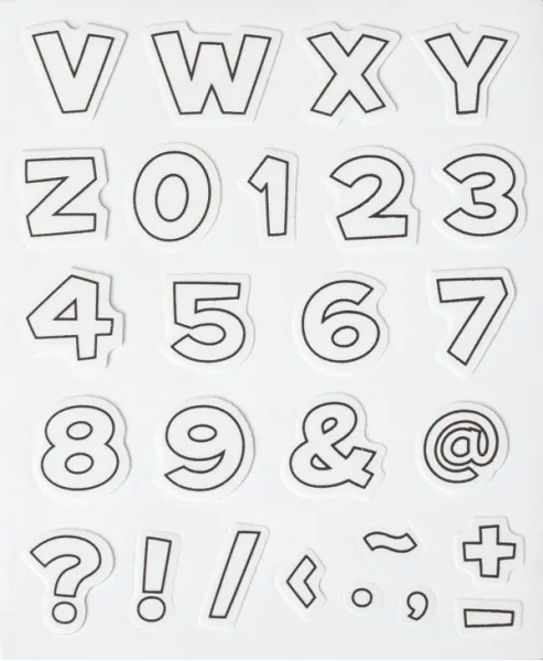 σφραγίδες heyda alphabet foam rubber 52 τεμάχια (264888670) - Heyda