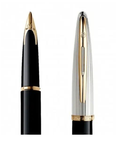 πένα waterman carene deluxe black  & silver gt fpen - Waterman