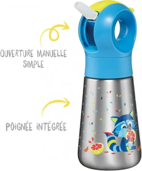 παγούρι maped picnik miniz rakoon γαλάζιο 350ml - Maped