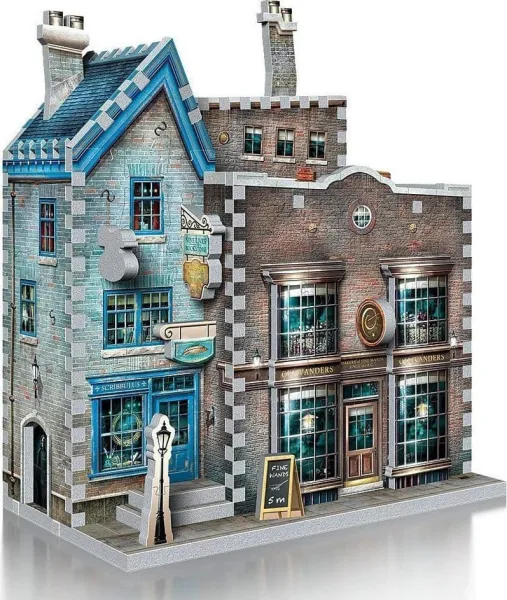 παζλ 3d wrebbit3d - ollivander’s wand shop and scribbulus writing implements- harry potter 295 κομμάτια 12+ - Wrebbit3d