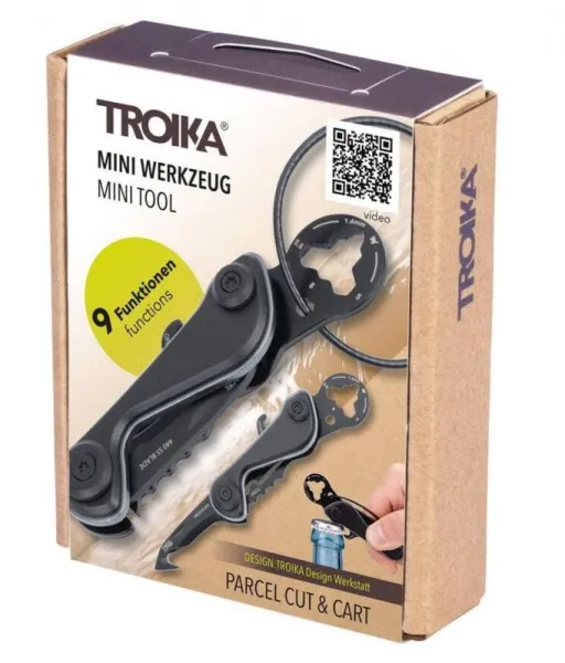 Mπρελόκ πολυεργαλείο troika parcel cut and cart pocket 9 function - Troika
