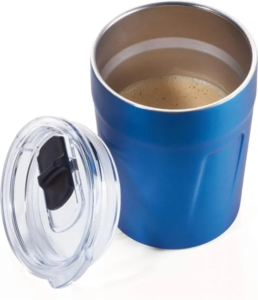 ποτήρι θερμός troika espresso doppio μπλέ cup65/bl - Troika