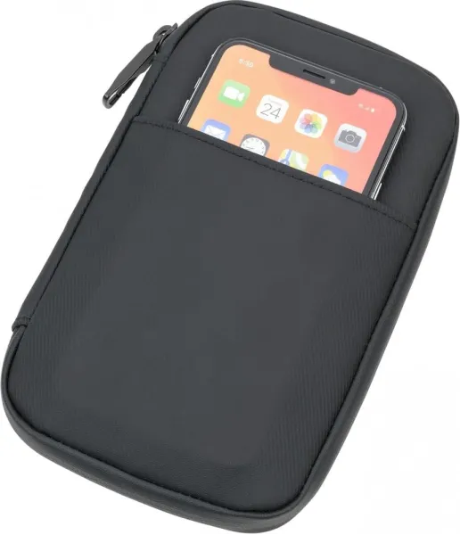 Θήκη troika ταξιδιού για ηλεκτρονικά αξεσουάρ black tech traveller μαύρη - Troika