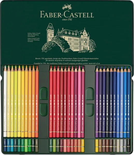 Ξυλομπογιές faber-castell polychromos 9210 60 τεμάχια - Faber castell