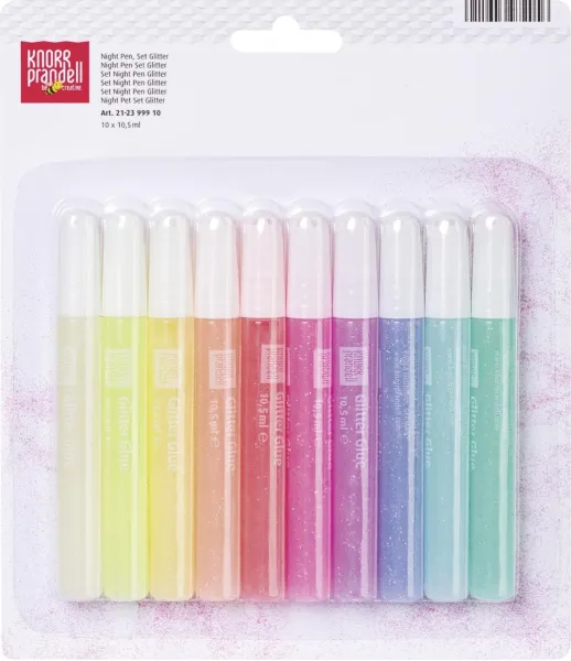 χρώματα knorr prandell glow in the dark 10 τεμάχια x 10.5ml - Knorr prandel