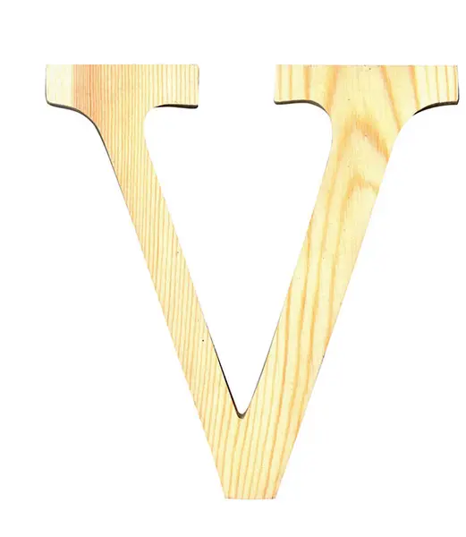 Γράμμα artemio ξύλινο v 11.2cm - Artemio