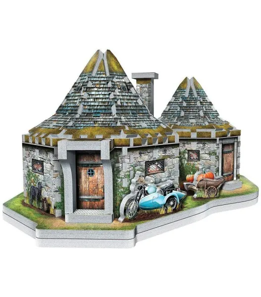 παζλ 3d wrebbit3d - hagrid’s hut - (harry potter) 270 κομμάτια 14+ - Wrebbit3d
