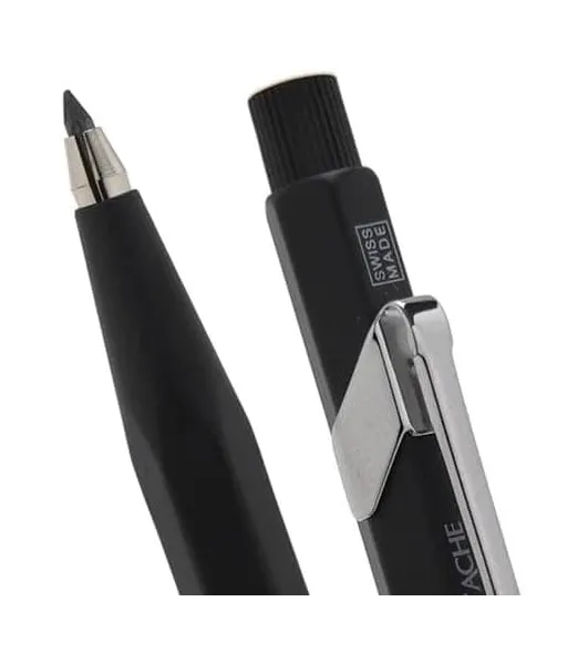 Μηχανικό μολύβι caran d'ache fixpencil 3mm μαύρο σε μεταλλική θήκη - Caran d'ache