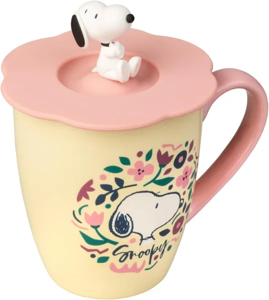Κούπα κεραμική erik snoopy με καπάκι 350ml - Erik