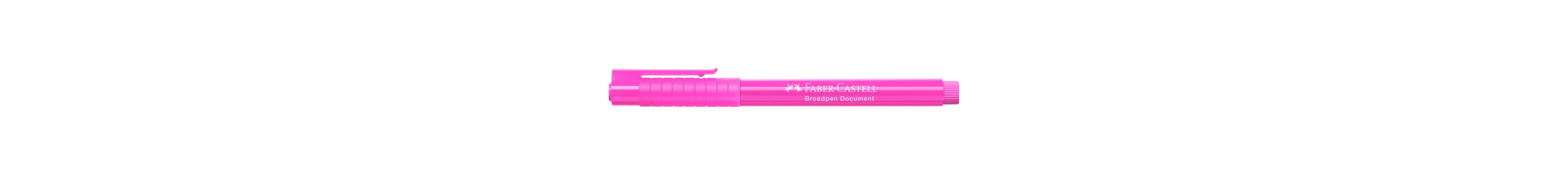 Μαρκαδόρος faber castell broadpen 1554 ροζ - Faber castell