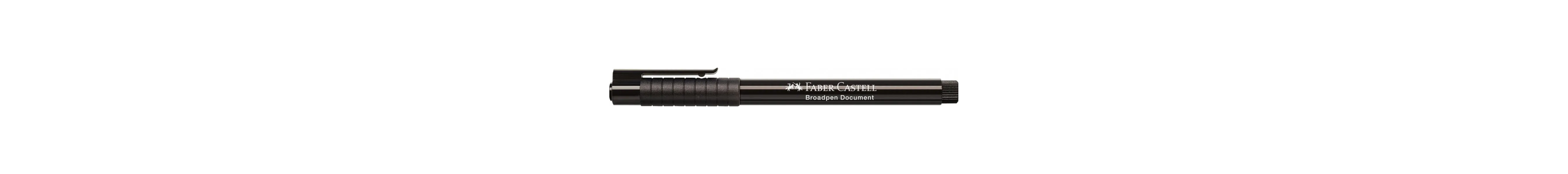 Μαρκαδόρος faber castell broadpen 1554 μάυρο - Faber castell