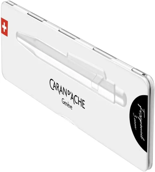 Μηχανικό μολύβι caran d'ache fixpencil 2mm μαύρο σε μεταλλική θήκη - Caran d'ache