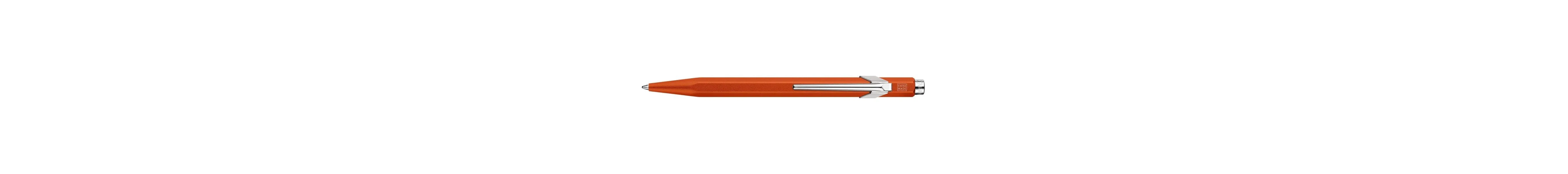 στυλό caran d'ache 849 colormat-x πορτοκαλί σε μεταλλικό κουτί δώρου ballpen - Caran d'ache
