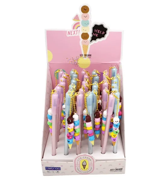 στυλό metron ice cream 0.7mm μπλε μελάνι - Metron