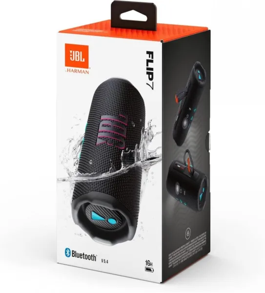 Ηχείο jbl flip 7 bluetooth speaker water dust proof ip68 black - Jbl
