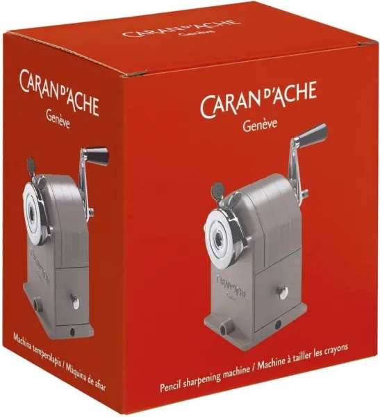 Επιτραπέζια ξύστρα caran d’ache μεταλλική γκρι - Caran d'ache