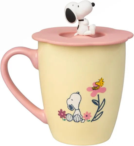 Κούπα κεραμική erik snoopy με καπάκι 350ml - Erik