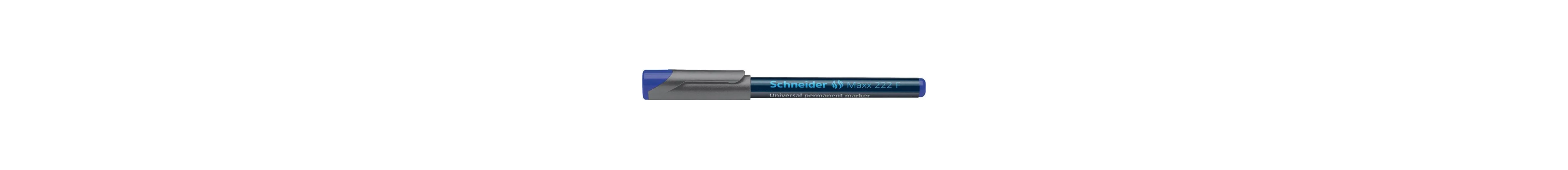 Μαρκαδόρος schneider permanent maxx 222 0.7mm f μπλε - Schneider