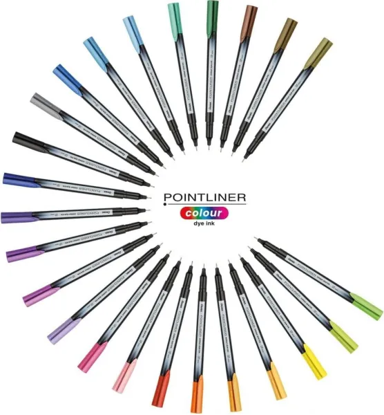 Μαρκαδόρος pentel pointliner s40 0.4mm fine golden brown - Pentel