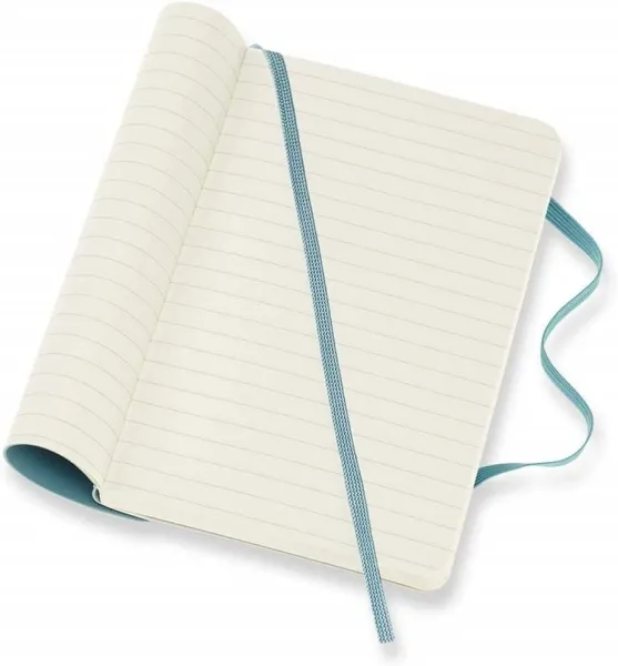 σημειωματάριο moleskine pocket ruled 9x14cm reef blue hard cover - Moleskine