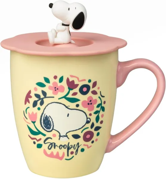 Κούπα κεραμική erik snoopy με καπάκι 350ml - Erik