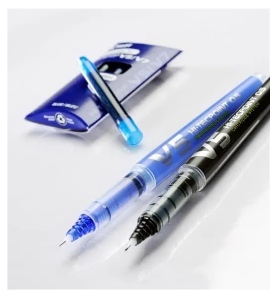 στυλό pilot hi-tecpoint v5 cartridge system μπλε - Pilot