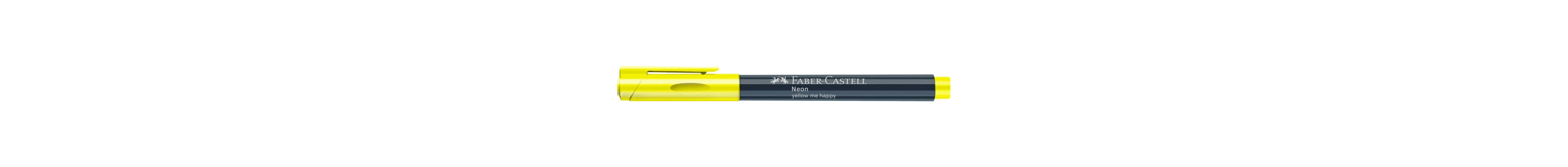 Μαρκαδόρος faber castell neon yellow me happy - Faber castell