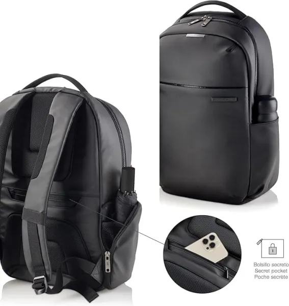 σακίδιο miquelrius bag to work 16 mr16980 μαύρη - Miquelrius