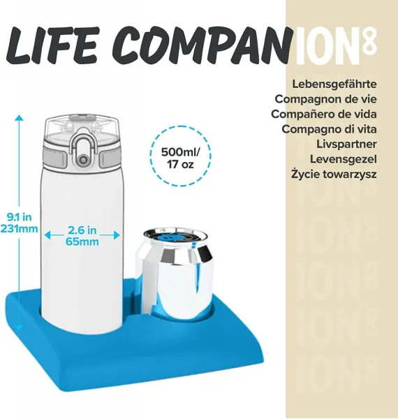 παγούρι θερμός ion8 slim 500ml σκούρο μπλε - Ion8