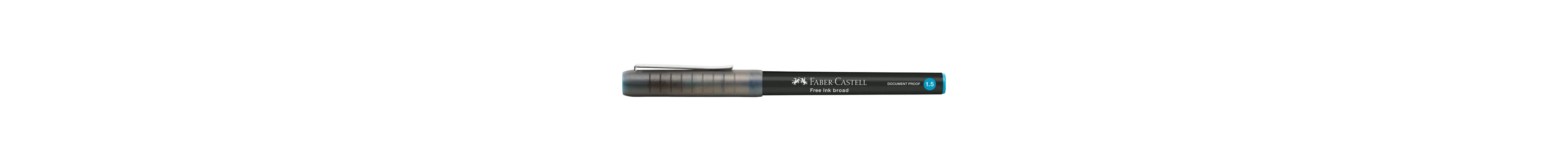 Μαρκαδόρος faber castell free ink broad sky blue - Faber castell