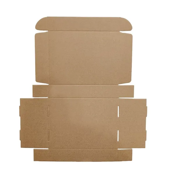 Κουτί αποστολής χάρτινο 32x23x6cm κραφτ - συσκευασία 100 τεμαχίων - Metron