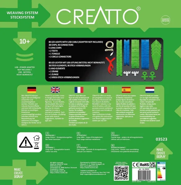 Κατασκευή kosmos με led 4 σε 1 δράκος creatto 8+ - Kosmos