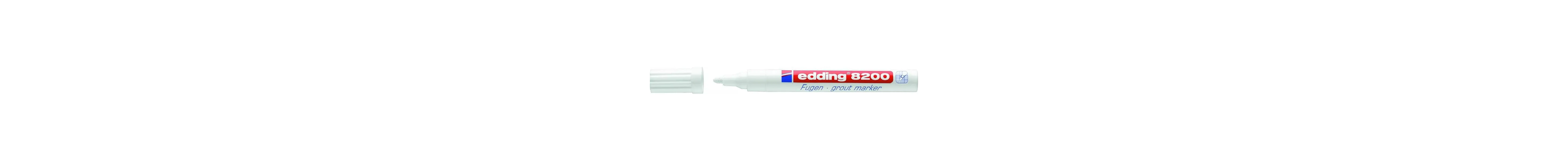 Μαρκαδόρος edding 8200 για αρμούς λευκός - Edding