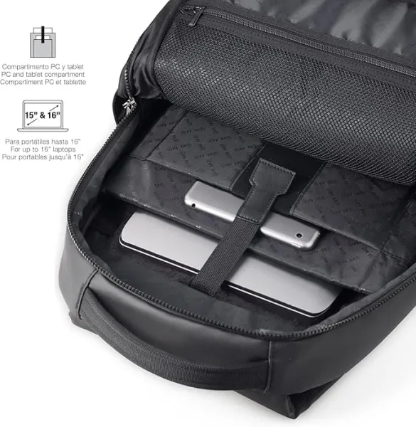 σακίδιο miquelrius bag to work 16 mr16980 μαύρη - Miquelrius