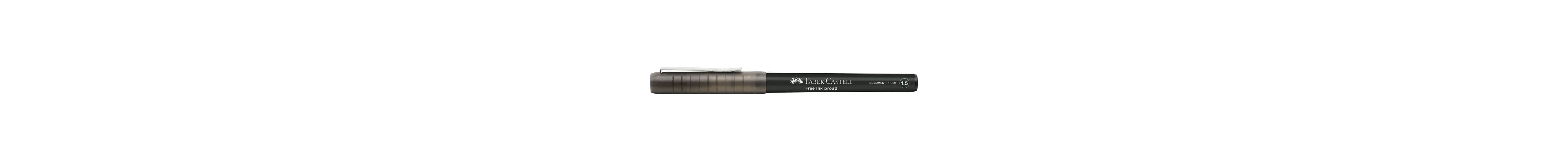 Μαρκαδόρος faber castell free ink broad black - Faber castell