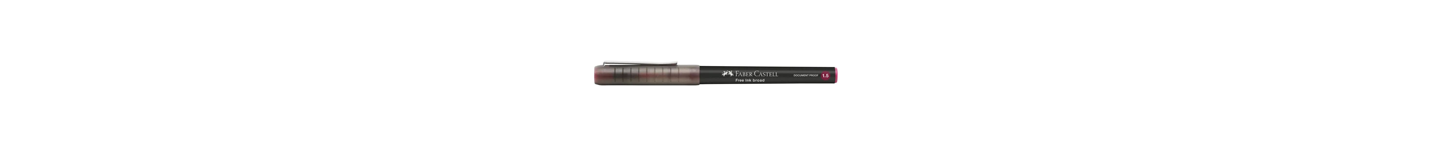 Μαρκαδόρος faber castell free ink broad hot pink - Faber castell