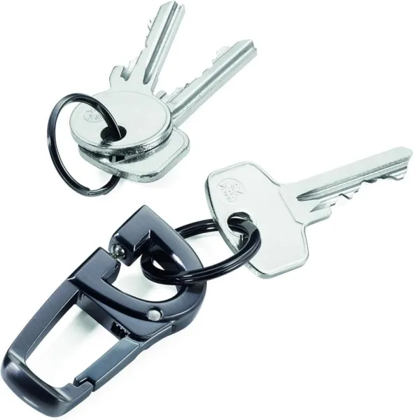 Μπρελόκ troika d-click carabiner keychain with quick release click mechanism - Troika