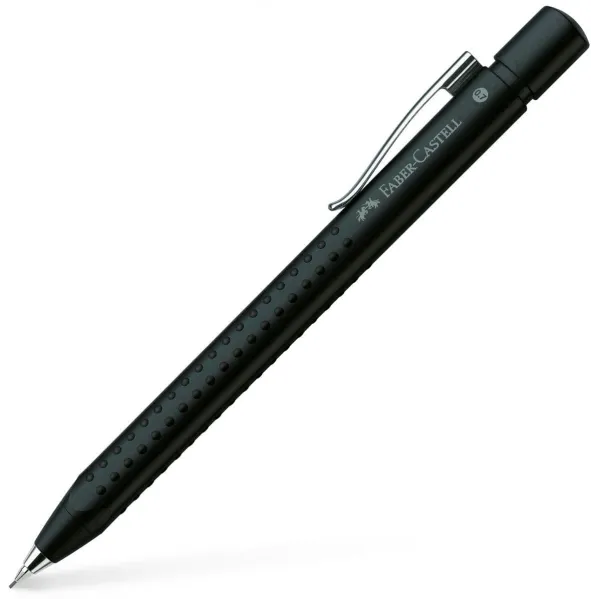 Μηχανικό μολύβι faber castell 2011 07 grip ματ μαύρο - Faber castell