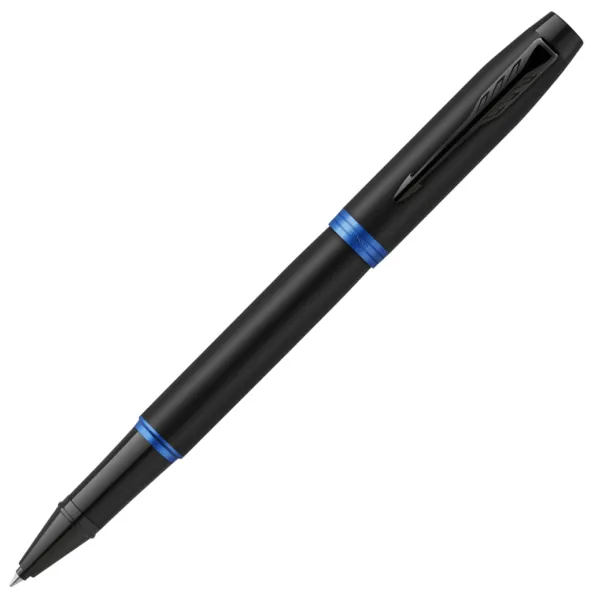 στυλό parker i.m mrn black blue ring bt rollerball με δώρο σημειωματάριο - Parker