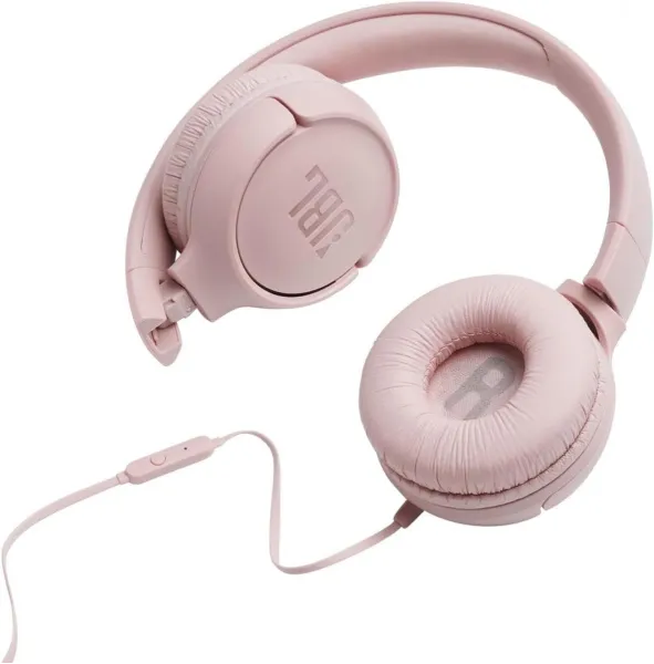 Ακουστικά jbl tune 500 on ear universal headphones 1-button mic-rem pink - Jbl