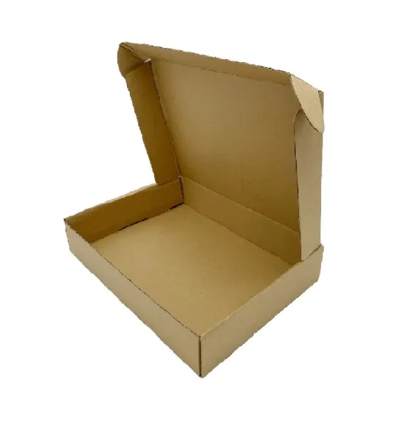 Κουτί αποστολής χάρτινο 24x17x4cm κραφτ - συσκευασία 100 τεμαχίων - Metron