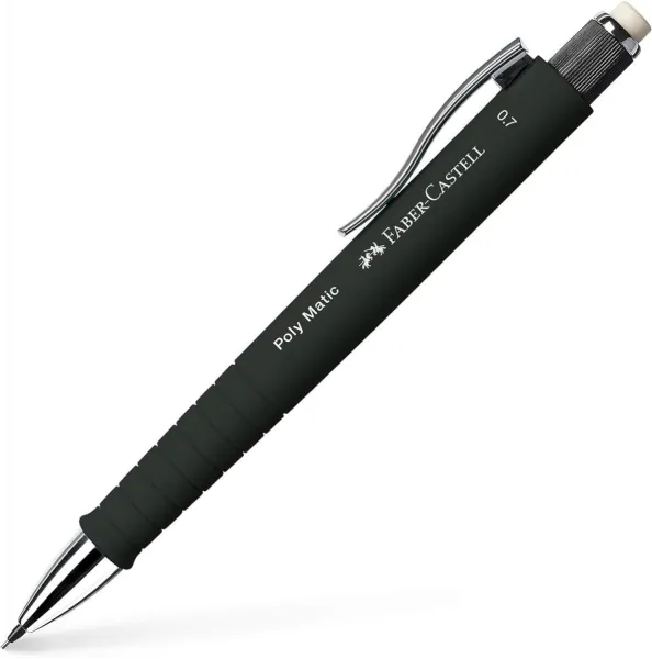 Μηχανικό μολύβι faber castell polymatic 0.7mm black - Faber castell