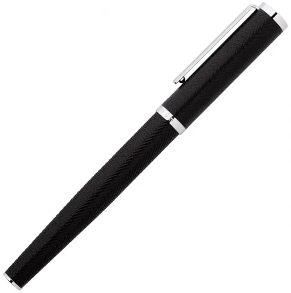στυλό hugo boss formation herringbone chrome rollerball - Hugo boss